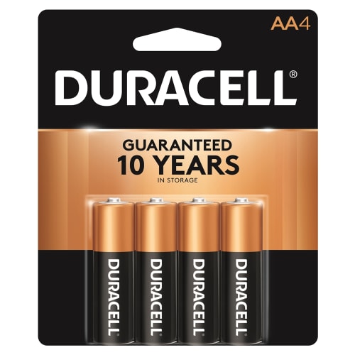 Duracell 1.5V AA  Alkaline Battery 4-Pack